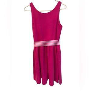 Polo Ralph Lauren XL (16) Girl’s Pink Sleeveless‎ Dress w/ Striped Sash